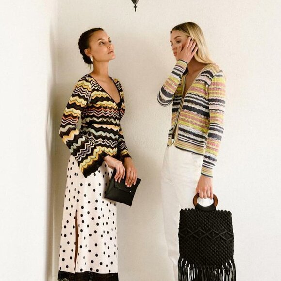 NWT Danielle Nicole Black Macramé Fringe Boho Crossbody Shoulder Bag Satchel - Picture 2 of 13